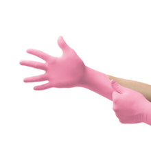 Load image into Gallery viewer, Ansell NitraFree Pink Nitrile Gloves - Box of 100