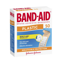 Load image into Gallery viewer, Band-Aid Plastic Strips Pack of 50