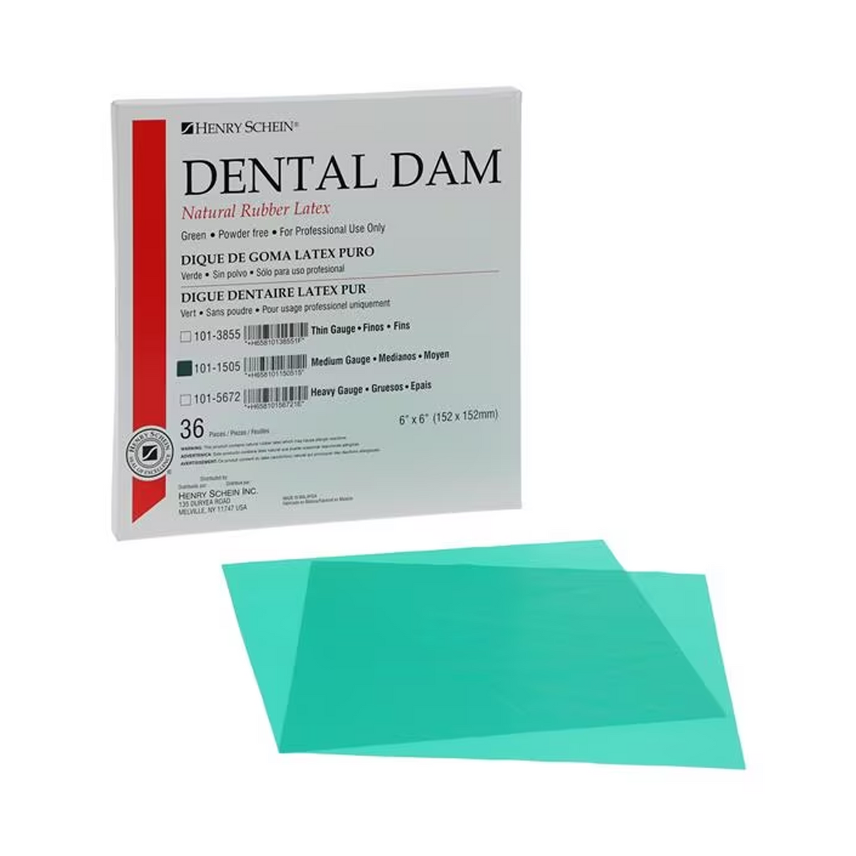 Dental Dam Latex Medium Dental Supplies DE Healthcare
