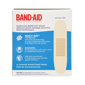 Band-Aid Plastic Strips Pack of 50