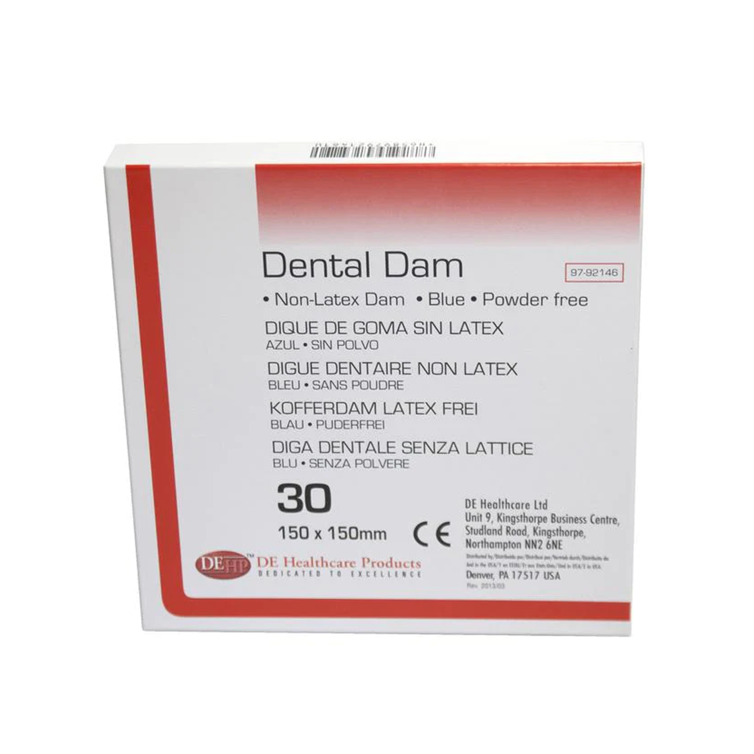 Dental Dam | Non Latex | Medium | Dental Products NZ | DE Healthcare