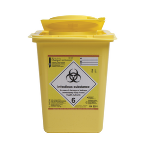 Sharp Container 2l Infection Control PPE Products | DE Healthcare | NZ Affordable Medical ...